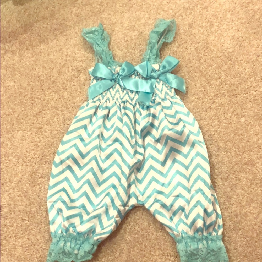 Toddler Boutique Blouse Jumpsuit